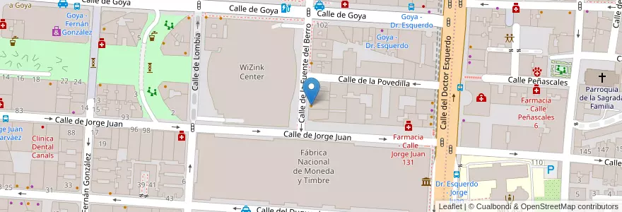 Mapa de ubicacion de Pituka en إسبانيا, منطقة مدريد, منطقة مدريد, Área Metropolitana De Madrid Y Corredor Del Henares, مدريد.