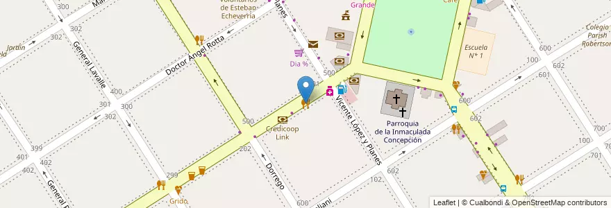 Mapa de ubicacion de Pizza Blu en Argentina, Buenos Aires, Partido De Esteban Echeverría, Monte Grande.