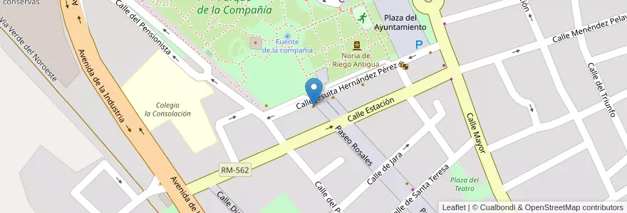 Mapa de ubicacion de Pizza Express en スペイン, ムルシア州, ムルシア州, Vega Media Del Segura, Molina De Segura.