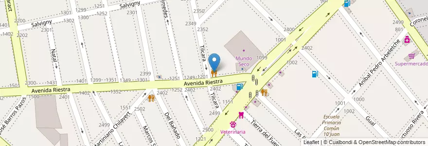 Mapa de ubicacion de Pizza Fuerte, Nueva Pompeya en Argentinien, Ciudad Autónoma De Buenos Aires, Comuna 4, Buenos Aires.