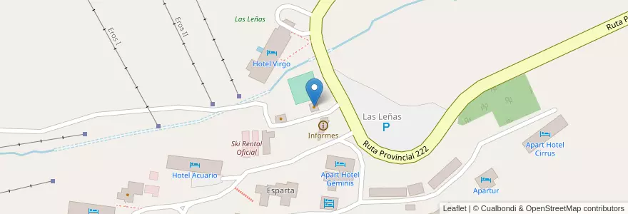 Mapa de ubicacion de Pizza House en Arjantin, Şili, Mendoza, Departamento Malargüe, Distrito Ciudad De Malargüe.