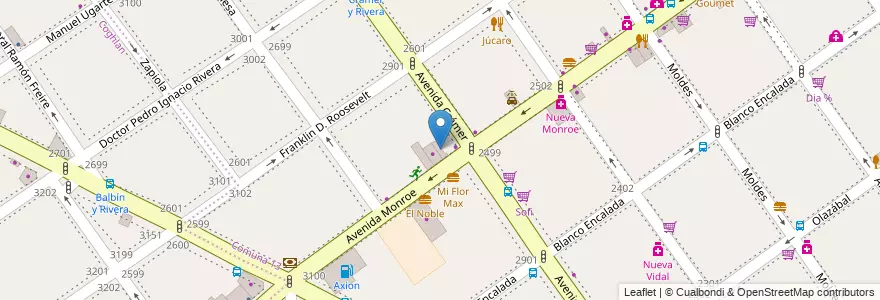 Mapa de ubicacion de Pizza Lomo, Belgrano en آرژانتین, Ciudad Autónoma De Buenos Aires, Buenos Aires, Comuna 13.