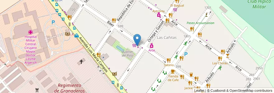 Mapa de ubicacion de Pizza Palace, Palermo en Argentina, Autonomous City Of Buenos Aires, Autonomous City Of Buenos Aires, Comuna 14.