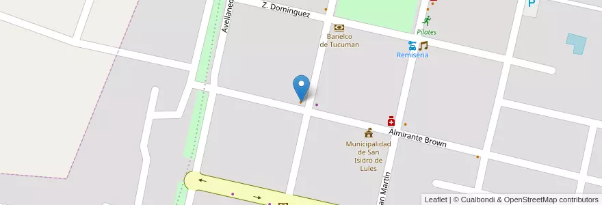 Mapa de ubicacion de Pizza Pizza en Аргентина, Тукуман, Departamento Lules, Municipio De Lules, San Isidro De Lules.