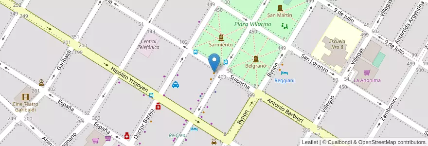 Mapa de ubicacion de Pizza Pronto en Argentinië, Buenos Aires, Partido De Patagones, Carmen De Patagones.
