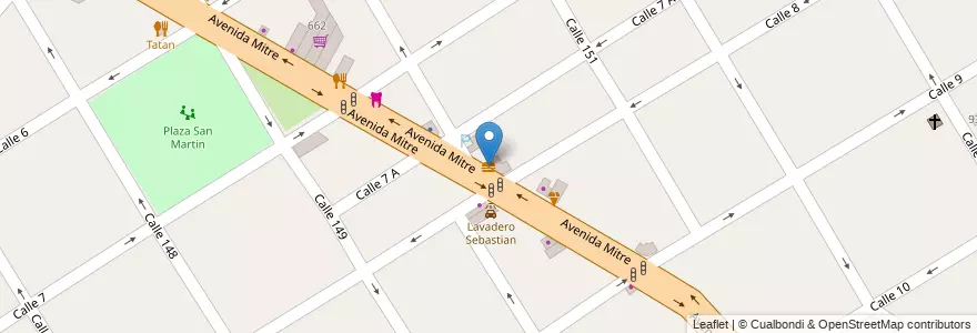 Mapa de ubicacion de Pizza Pronto en Argentinien, Provinz Buenos Aires, Partido De Berazategui, Berazategui.