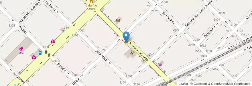 Mapa de ubicacion de Pizza Todos, Villa Soldati en Arjantin, Ciudad Autónoma De Buenos Aires, Buenos Aires, Comuna 8.