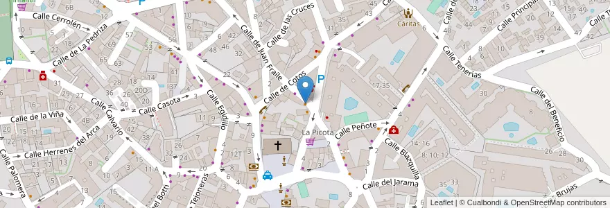 Mapa de ubicacion de Pizza x Metro en スペイン, マドリード州, Comunidad De Madrid, Cuenca Del Guadarrama, Galapagar.