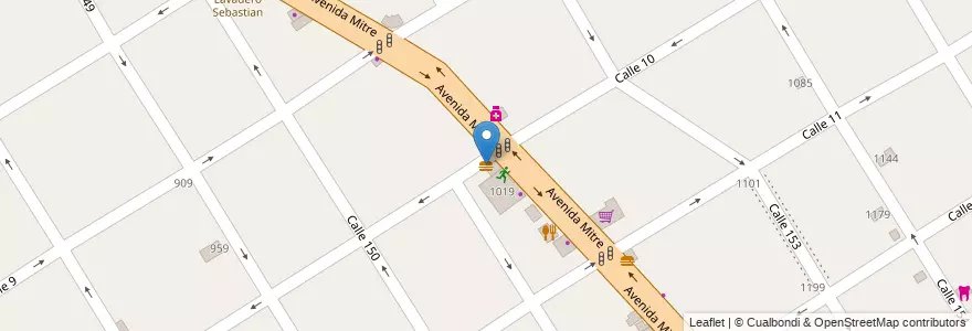 Mapa de ubicacion de Pizza en Argentinië, Buenos Aires, Partido De Berazategui, Berazategui.