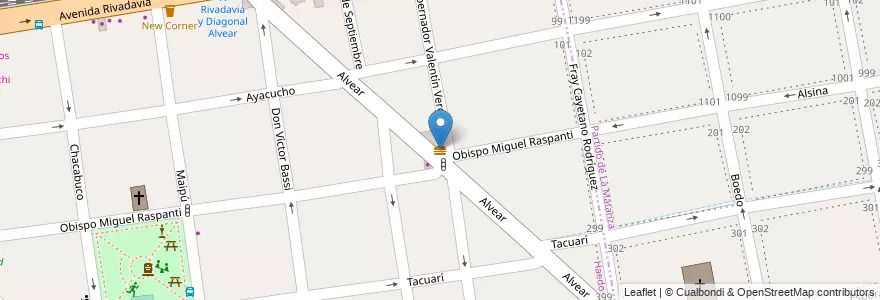 Mapa de ubicacion de Pizzas Y Empanadas en Argentinien, Provinz Buenos Aires, Partido De La Matanza, Haedo.