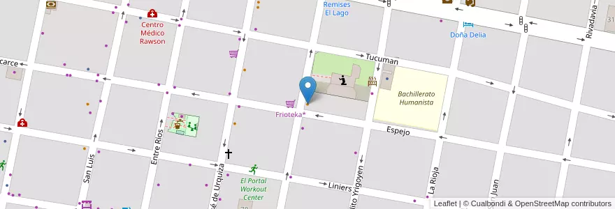 Mapa de ubicacion de Pizzería Angolo en Аргентина, Междуречье, Departamento Concordia, Distrito Suburbios, Concordia, Concordia.