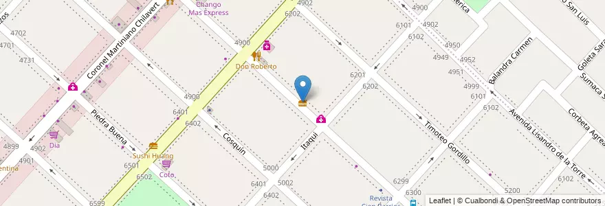 Mapa de ubicacion de Pizzeria Argentina, Villa Riachuelo en الأرجنتين, Ciudad Autónoma De Buenos Aires, Buenos Aires, Comuna 8.