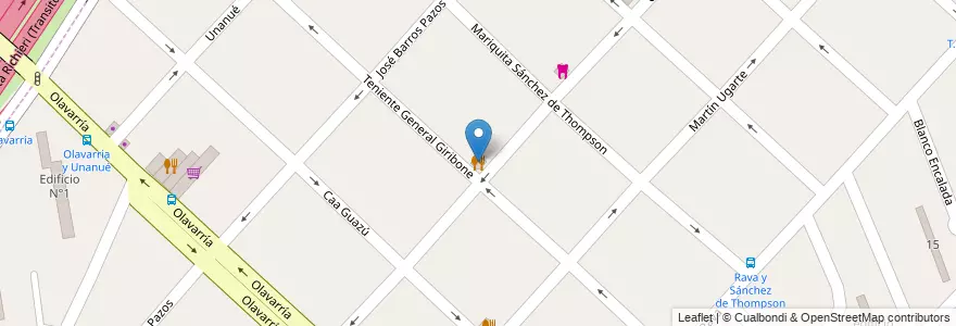 Mapa de ubicacion de Pizzeria La Esquina del Colo en Arjantin, Buenos Aires, Partido De La Matanza, Villa Celina.
