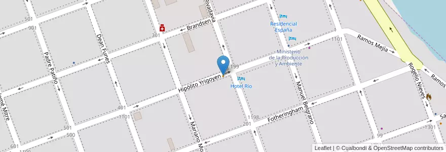 Mapa de ubicacion de Pizzería La Strada en آرژانتین, Formosa, Departamento Formosa, Municipio De Formosa, Formosa.
