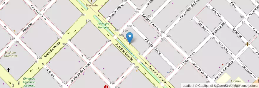 Mapa de ubicacion de Pizzería Las Leñas en Arjantin, Chaco, Departamento San Fernando, Resistencia, Resistencia.