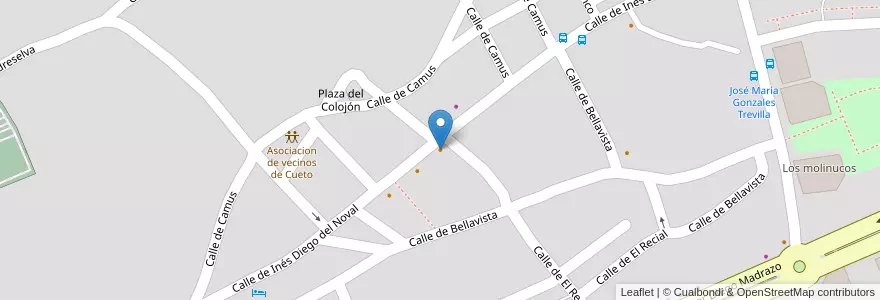 Mapa de ubicacion de Pizzería Mamma Mia en إسبانيا, كانتابريا, منطقة كانتابريا, Santander, Santander.