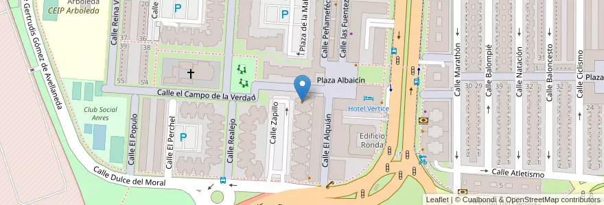 Mapa de ubicacion de Pizzeria Maria en 西班牙, 安达鲁西亚, Sevilla, Sevilla.