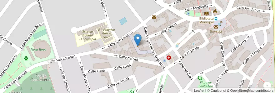 Mapa de ubicacion de Pizzería Mayor en Испания, Мадрид, Мадрид, Cuenca Del Henares, Loeches.