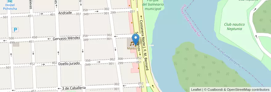 Mapa de ubicacion de Pizzeria Piamonte en アルゼンチン, エントレ・リオス州, Departamento Gualeguaychú, Gualeguaychú, Gualeguaychú, Distrito Costa Uruguay Sur.