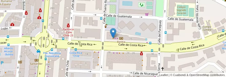 Mapa de ubicacion de Pizzería Piccolo en إسبانيا, منطقة مدريد, منطقة مدريد, Área Metropolitana De Madrid Y Corredor Del Henares, مدريد.