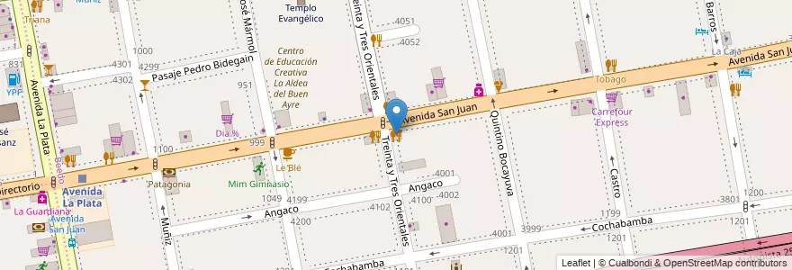 Mapa de ubicacion de Pizzeria San Jose, Boedo en Аргентина, Буэнос-Айрес, Comuna 5, Буэнос-Айрес.