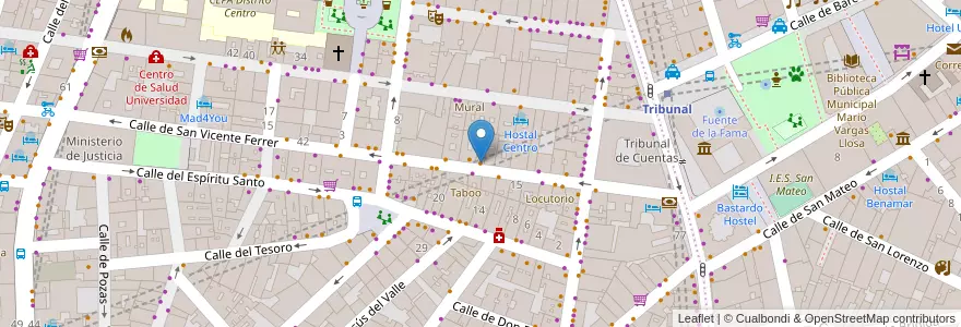 Mapa de ubicacion de Pizzie & Dixie en Spain, Community Of Madrid, Community Of Madrid, Área Metropolitana De Madrid Y Corredor Del Henares, Madrid.
