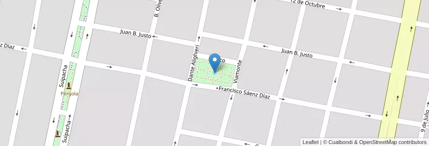 Mapa de ubicacion de Placita Honda en الأرجنتين, سانتا في, Departamento Castellanos, Municipio De Rafaela.