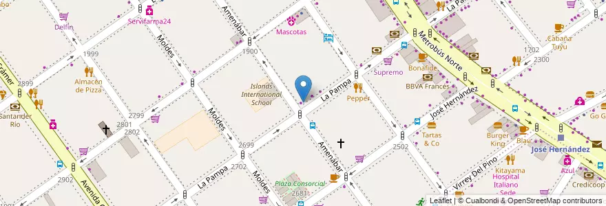 Mapa de ubicacion de Planeta Juego Belgrano, Belgrano en الأرجنتين, Ciudad Autónoma De Buenos Aires, Buenos Aires, Comuna 13.