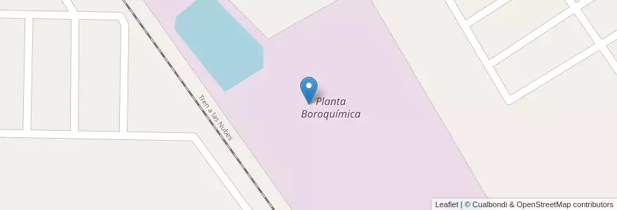 Mapa de ubicacion de Planta Boroquímica en الأرجنتين, Salta, Rosario De Lerma, Municipio De Campo Quijano.