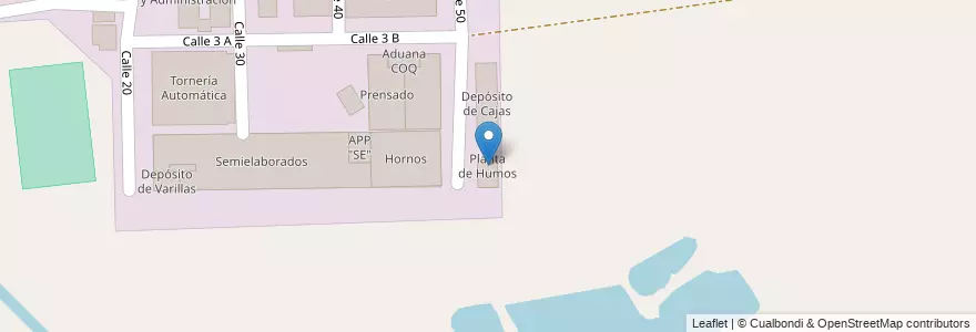 Mapa de ubicacion de Planta de Humos en 阿根廷, 布宜诺斯艾利斯省, Partido Del Pilar, Villa Rosa.