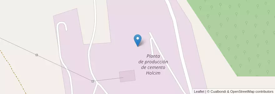 Mapa de ubicacion de Planta de producción de cemento Holcim en الأرجنتين, Jujuy, Departamento El Carmen, Municipio De Puesto Viejo.