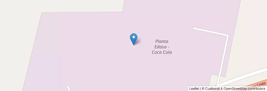 Mapa de ubicacion de Planta Edasa - Coca Cola en Аргентина, Кордова, Departamento Capital, Pedanía Capital, Córdoba, Municipio De Córdoba.