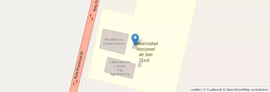 Mapa de ubicacion de Planta Piloto en Argentine, San Luis, General Pedernera, Municipio De Villa Mercedes.