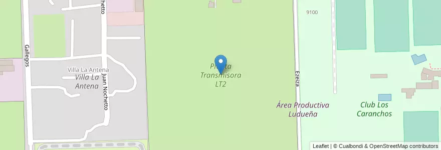 Mapa de ubicacion de Planta Transmisora LT2 en Argentina, Santa Fe, Departamento Rosario, Municipio De Rosario, Rosario.