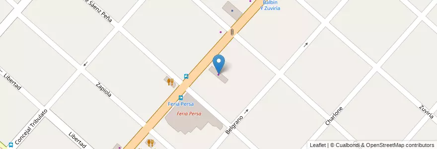 Mapa de ubicacion de Plasti-Paz en Argentinië, Buenos Aires, Partido De San Miguel, San Miguel.
