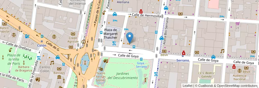 Mapa de ubicacion de Platea en 西班牙, Comunidad De Madrid, Comunidad De Madrid, Área Metropolitana De Madrid Y Corredor Del Henares, Madrid.