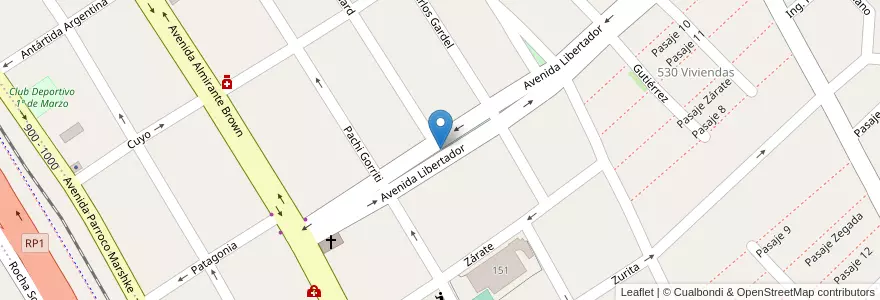 Mapa de ubicacion de Plaza 17 de Agosto en アルゼンチン, フフイ州, Departamento Doctor Manuel Belgrano, Municipio De San Salvador De Jujuy.