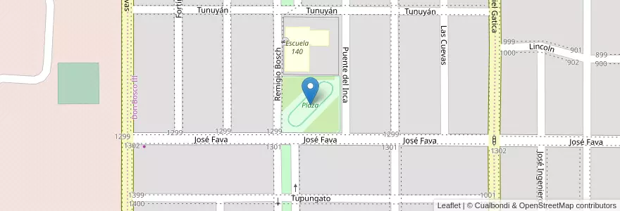 Mapa de ubicacion de Plaza en آرژانتین, شیلی, استان نئوکن, Departamento Confluencia, Municipio De Neuquén, Neuquén.