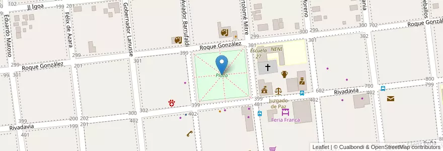 Mapa de ubicacion de Plaza en آرژانتین, Misiones, Departamento Concepción, Municipio De Concepción De La Sierra, Concepción De La Sierra.