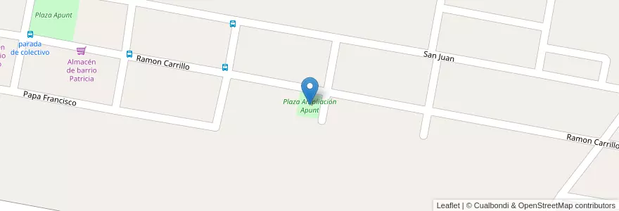 Mapa de ubicacion de Plaza Ampliación Apunt en 아르헨티나, Tucumán, Departamento Yerba Buena, Yerba Buena.