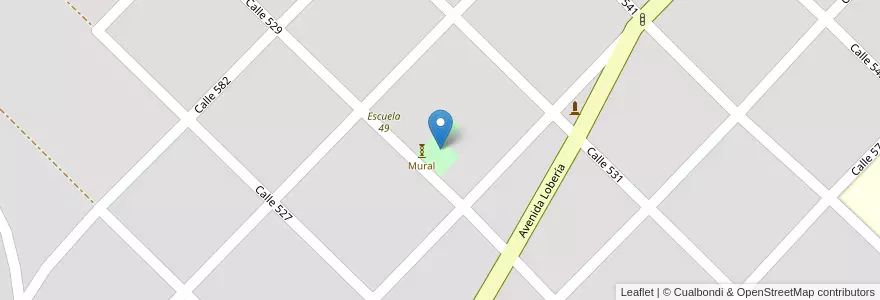 Mapa de ubicacion de Plaza de escuela en Arjantin, Buenos Aires, Partido De Necochea, Quequén, Necochea.