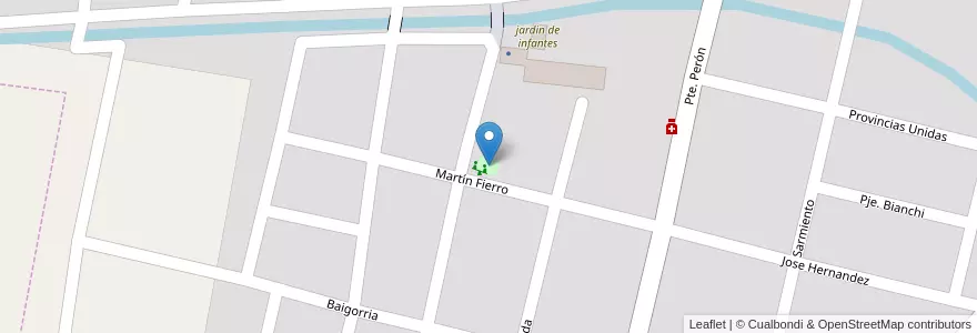 Mapa de ubicacion de Plaza de la Guitarra en Argentine, Córdoba, Departamento San Javier, Pedanía Dolores, Municipio De Villa Dolores, Villa Dolores.