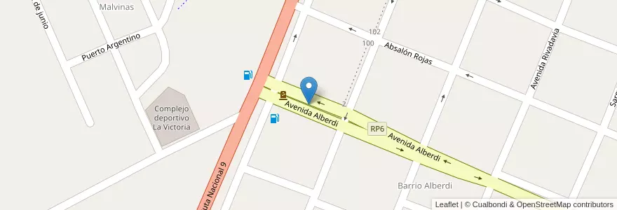 Mapa de ubicacion de Plaza de la Madre en 아르헨티나, Santiago Del Estero, Departamento Loreto, Loreto.
