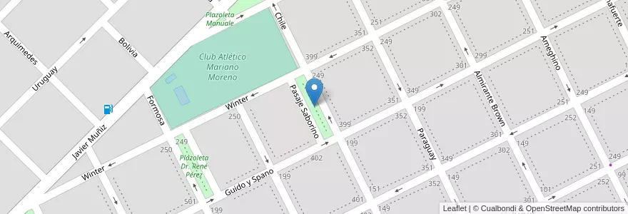 Mapa de ubicacion de Plaza de los Trovadores en Argentina, Provincia Di Buenos Aires, Partido De Junín, Junín.