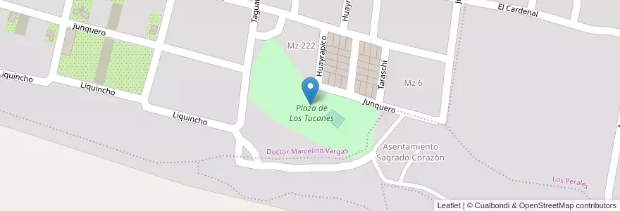 Mapa de ubicacion de Plaza de Los Tucanes en Argentinien, Jujuy, Departamento Doctor Manuel Belgrano, Municipio De San Salvador De Jujuy.