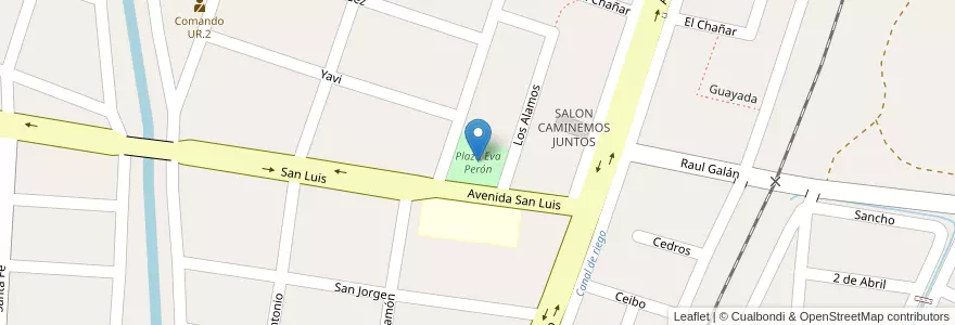 Mapa de ubicacion de Plaza Eva Perón en آرژانتین, Jujuy, Departamento San Pedro, Municipio De San Pedro De Jujuy.