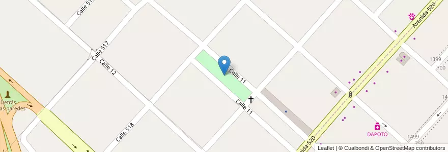 Mapa de ubicacion de Plaza Jorge Newbery, Ringuelet en Argentine, Province De Buenos Aires, Partido De La Plata, Ringuelet.