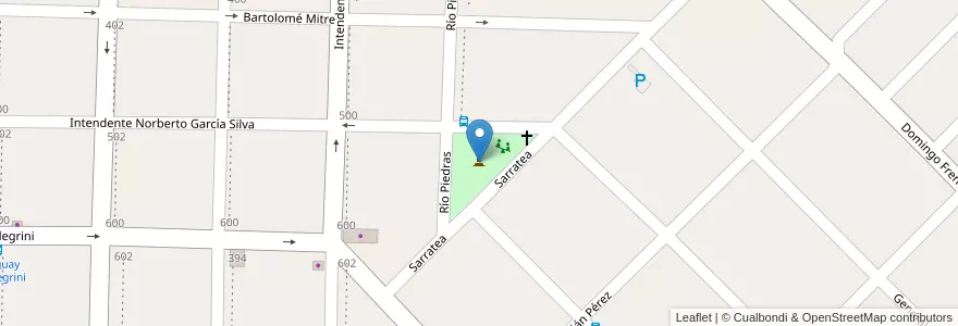 Mapa de ubicacion de Plaza Jose Ignacio Rucci en Arjantin, Buenos Aires, Partido De Morón, Morón.