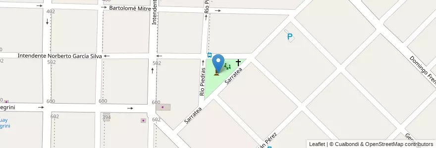 Mapa de ubicacion de Plaza josé Ignacio Rucci en 아르헨티나, 부에노스아이레스주, Partido De Morón, Morón.