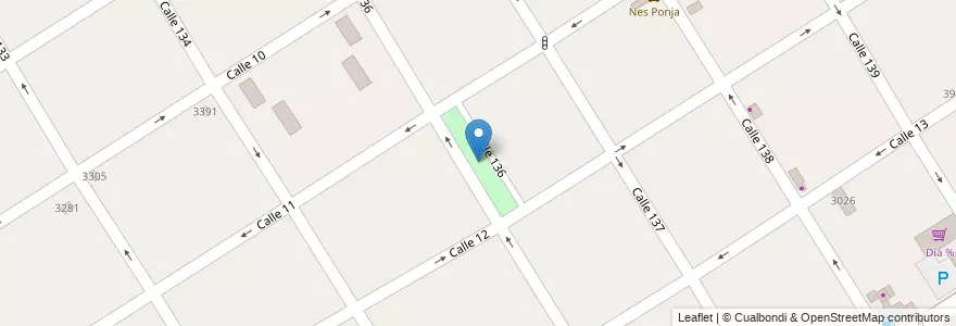 Mapa de ubicacion de Plaza La Lomita en 아르헨티나, 부에노스아이레스주, Partido De Berazategui, Berazategui.